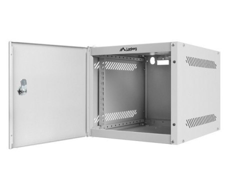 LANBERG SZAFA WISZĄCA RACK 10" 4U 280X310 SZARA, DRZWI METALOWE (FLAT PACK) WF10-2304-00S Lanberg LANBERG SZAFA WISZĄCA RACK 10" 4U 280X310 SZARA, DRZWI METALOWE (FLAT PACK) WF10-2304-00S Lanberg