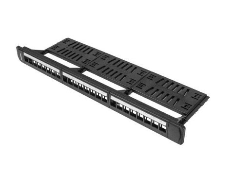 Patch panel Lanberg PPKS-1124-B (1U; 19") Lanberg