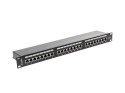 Patch panel Lanberg PPS6-1024-B (1U; kat. 6; 24xRJ-45) Lanberg