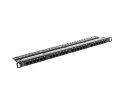 Patch panel Lanberg PPU6-0024-B (0.5U; kat. 6; 24xRJ-45) Lanberg
