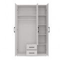 SZAFA ROMANA 120X205 BIAŁA Z LUSTREM TOP E SHOP