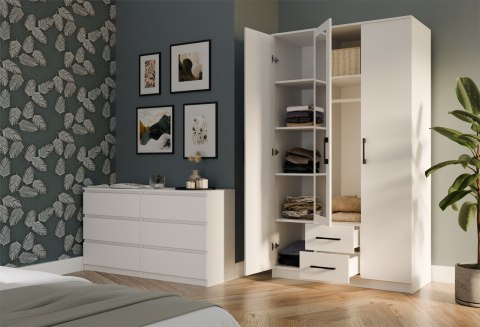 SZAFA ROMANA 120X205 BIAŁA Z LUSTREM TOP E SHOP SZAFA ROMANA 120X205 BIAŁA Z LUSTREM TOP E SHOP