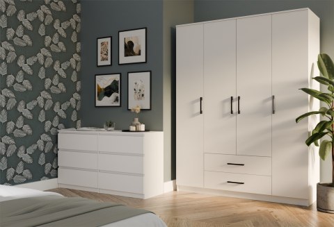 SZAFA ROMANA 160X205 BIAŁA BEZ LUSTRA TOP E SHOP SZAFA ROMANA 160X205 BIAŁA BEZ LUSTRA TOP E SHOP