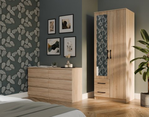 SZAFA ROMANA 80X205 SONOMA Z LUSTREM TOP E SHOP SZAFA ROMANA 80X205 SONOMA Z LUSTREM TOP E SHOP