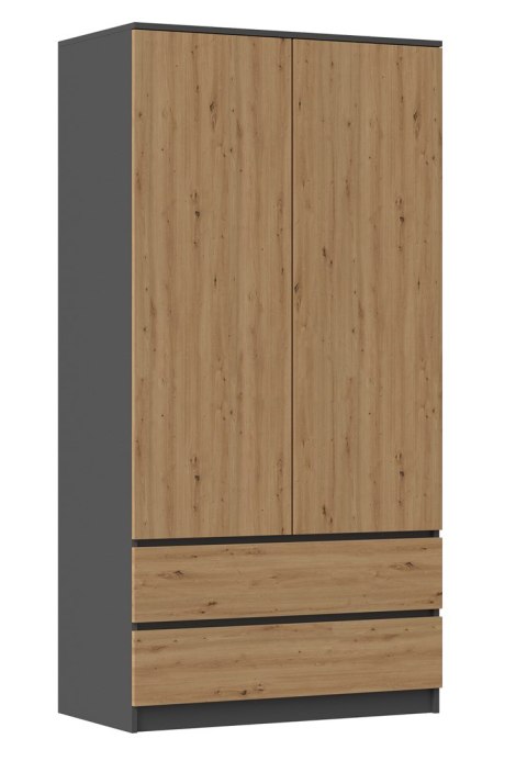 Szafa SS-90 90x50xH180 antracyt/artisan TOP E SHOP