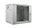 Szafa jednosekcyjna Lanberg WF01-6409-10S (9U; 500mm / 600mm / 450 mm; wisząca; Szklane; 19''; kolor szary) Lanberg