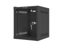 Szafa jednosekcyjna Lanberg WF10-2306-10B (6U; 329mm / 280mm / 310 mm; wisząca; Szklane; 10"; kolor czarny) Lanberg