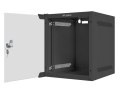 Szafa jednosekcyjna Lanberg WF10-2306-10B (6U; 329mm / 280mm / 310 mm; wisząca; Szklane; 10"; kolor czarny) Lanberg