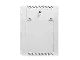 Szafa rack Lanberg WF01-6412-10S (12U; 635mm / 600mm / 450 mm; wisząca; Szklane; 19''; kolor szary) Lanberg