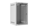 Szafa rack Lanberg WF10-2309-10S (9U; 462mm / 280mm / 310 mm; wisząca; Szklane; 10"; kolor szary) Lanberg