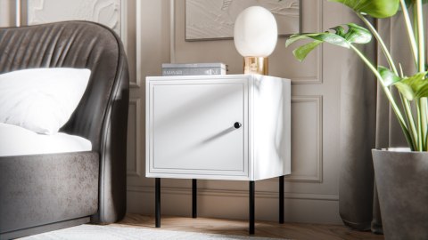 Szafka nocna 2sz PALAZZO BIS 45x39xH59 biały mat Cama MEBLE Szafka nocna 2sz PALAZZO BIS 45x39xH59 biały mat Cama MEBLE