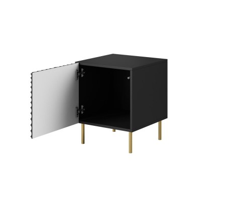 Szafka nocna HOLE 2szt. 44x40,5xH53,5 czarny mat Cama MEBLE Szafka nocna HOLE 2szt. 44x40,5xH53,5 czarny mat Cama MEBLE