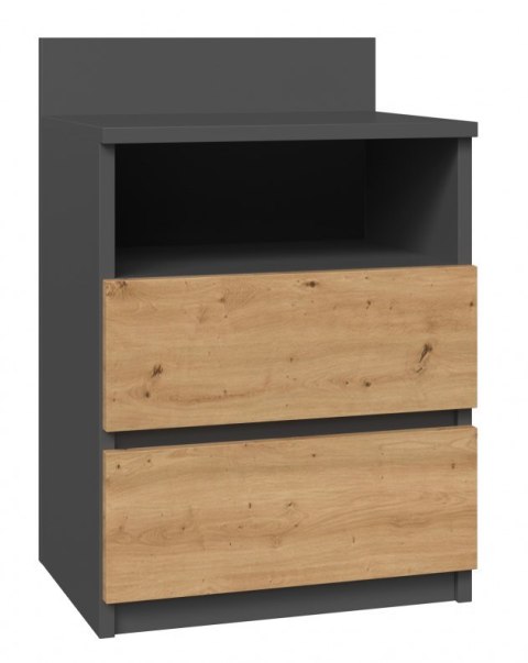 Szafka nocna M1 40x32xH59 antracyt/artisan TOP E SHOP Szafka nocna M1 40x32xH59 antracyt/artisan TOP E SHOP