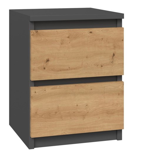 Szafka nocna M2 30x30xH40 antracyt/artisan TOP E SHOP Szafka nocna M2 30x30xH40 antracyt/artisan TOP E SHOP