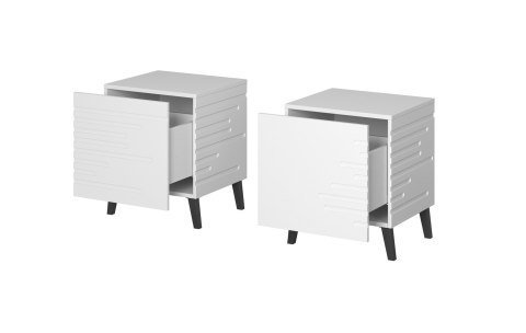 Szafka nocna NOVA 44x40x52 biały mat Cama MEBLE Szafka nocna NOVA 44x40x52 biały mat Cama MEBLE