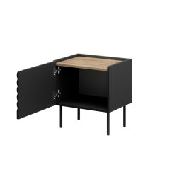 Szafka nocna ONDA 2szt. 50x40x54 czarny Cama MEBLE