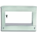 TECHLY SZAFKA WISZĄCA ECO 19 6U/450MM ZMONTOWANA SZARA 022229 TECHly