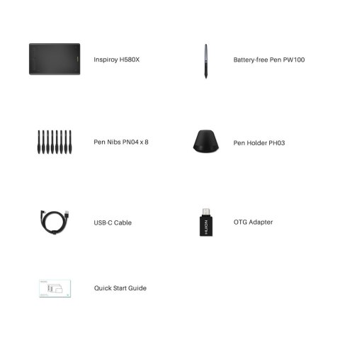 Tablet graficzny Huion H580X HUION Tablet graficzny Huion H580X HUION