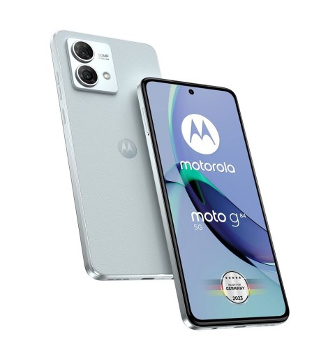 Smartfon Motorola Moto G84 12/256GB 6,55" P-OLED 1080x2400 5000mAh Dual SIM 5G Marshmallow Blue Motorola Smartfon Motorola Moto G84 12/256GB 6,55" P-OLED 1080x2400 5000mAh Dual SIM 5G Marshmallow Blue Motorola