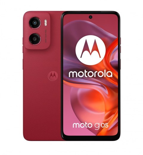 Smartfon Motorola Moto G05 4/128GB Plum Red Motorola Smartfon Motorola Moto G05 4/128GB Plum Red Motorola