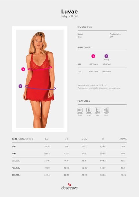 KOMPLET BABYDOLL LUVAE KOMPLET BABYDOLL LUVAE