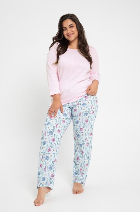 PIŻAMA PRĄŻEK AMORA 3008 3/4 R R.2XL-3XL PIŻAMA PRĄŻEK AMORA 3008 3/4 R R.2XL-3XL