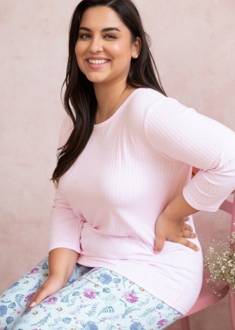 PIŻAMA PRĄŻEK AMORA 3008 3/4 R R.2XL-3XL PIŻAMA PRĄŻEK AMORA 3008 3/4 R R.2XL-3XL