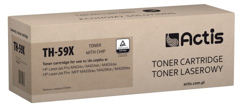 Actis TH-59X Toner (zamiennik HP CF259X; Supreme; 10000 stron; czarny) z chipem monitorującym poziom tonera. Zalecamy wyłączenie ACTIS Actis TH-59X Toner (zamiennik HP CF259X; Supreme; 10000 stron; czarny) z chipem monitorującym poziom tonera. Zalecamy wyłączenie ACTIS