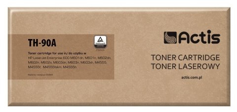 Actis TH-90A Toner (zamiennik HP 90A CE390A; Standard; 10000 stron; czarny) ACTIS Actis TH-90A Toner (zamiennik HP 90A CE390A; Standard; 10000 stron; czarny) ACTIS