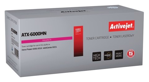 Activejet ATX-6000MN Toner (zamiennik Xerox 106R01632; Supreme; 1000 stron; czerwony) Activejet Activejet ATX-6000MN Toner (zamiennik Xerox 106R01632; Supreme; 1000 stron; czerwony) Activejet