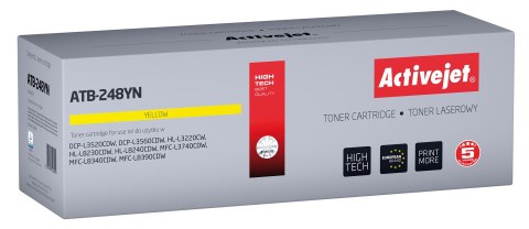 Activejet ATB-248YN Toner (zamiennik Brother TN248Y; Supreme; 1000 stron; żółty) Activejet
