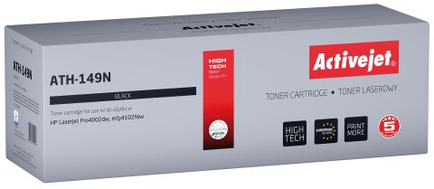 Activejet ATH-149N Toner (zamiennik HP 149A HP149A W1490A; Supreme; 2900 stron; czarny) Activejet Activejet ATH-149N Toner (zamiennik HP 149A HP149A W1490A; Supreme; 2900 stron; czarny) Activejet