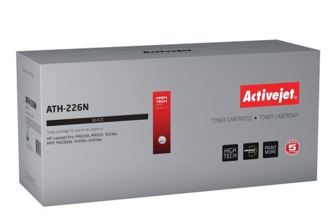 Activejet ATH-226N Toner (zamiennik HP 226A CF226A; Supreme; 3100 stron; czarny) Activejet Activejet ATH-226N Toner (zamiennik HP 226A CF226A; Supreme; 3100 stron; czarny) Activejet