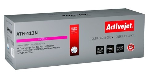 Activejet ATH-413N Toner (zamiennik HP 305A CE413A; Supreme; 2600 stron; czerwony) Activejet