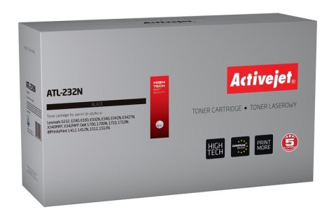 Activejet ATL-232N Toner (zamiennik Lexmark 24016SE; Supreme; 3000 stron; czarny) Activejet Activejet ATL-232N Toner (zamiennik Lexmark 24016SE; Supreme; 3000 stron; czarny) Activejet