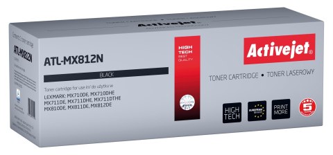 Activejet ATL-MX812N Toner (zamiennik Lexmark 62D2000; Supreme; 6000 stron; czarny) Activejet Activejet ATL-MX812N Toner (zamiennik Lexmark 62D2000; Supreme; 6000 stron; czarny) Activejet