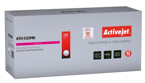 Activejet ATO-532MN Toner (zamiennik OKI 46490402; Supreme; 1500 stron; czerwony) Activejet Activejet ATO-532MN Toner (zamiennik OKI 46490402; Supreme; 1500 stron; czerwony) Activejet