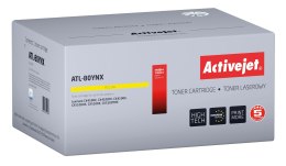 Activejet toner ATL-80YNX (zamiennik do Lexmark 80C2HYE, Supreme; 3000 stron; żółty) Activejet