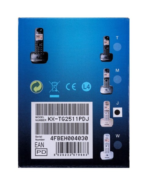Telefon bezprzewodowy Panadonic KX-TG 2511PDJ Beżowy Panasonic Telefon bezprzewodowy Panadonic KX-TG 2511PDJ Beżowy Panasonic