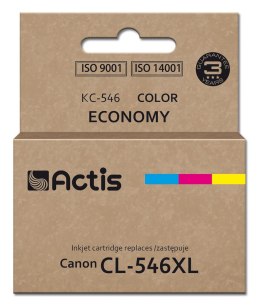 Actis KC-546 Tusz (zamiennik Canon CL-546XL; Supreme; 15 ml; 180 stron; czerwony, niebieski, żółty). ACTIS