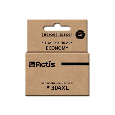 Actis KH-304BKR Tusz (zamiennik HP 304XL N9K08AE; Premium; 20 ml; czarny) ACTIS Actis KH-304BKR Tusz (zamiennik HP 304XL N9K08AE; Premium; 20 ml; czarny) ACTIS