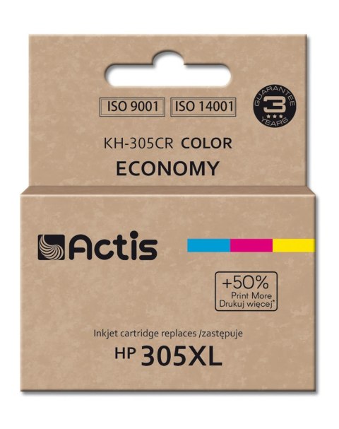 Actis KH-305CR Tusz do drukarki HP; Zamiennik 3YM63AE; Standard; 18 ml; kolor ACTIS Actis KH-305CR Tusz do drukarki HP; Zamiennik 3YM63AE; Standard; 18 ml; kolor ACTIS