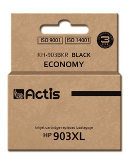 Actis KH-903BKR Tusz (zamiennik HP 903XL T6M15AE; Standard; 30 ml; czarny) - Nowy Chip ACTIS