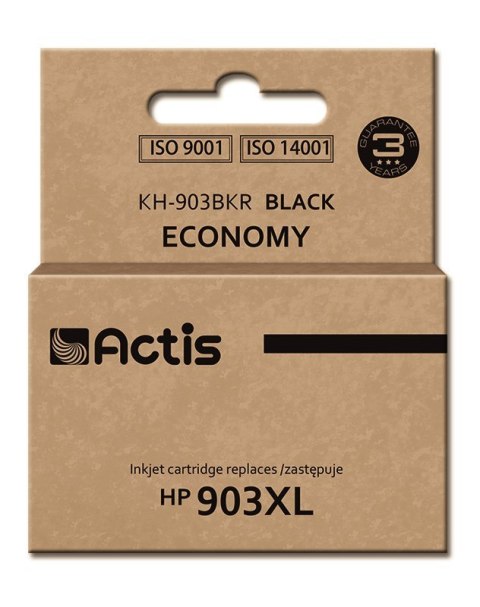 Actis KH-903BKR Tusz (zamiennik HP 903XL T6M15AE; Standard; 30 ml; czarny) - Nowy Chip ACTIS