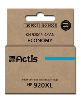 Actis KH-920CR Tusz (zamiennik HP 920 XL CD972AE; Standard; 12 ml; niebieski) ACTIS