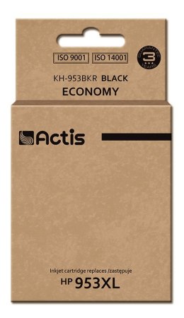 Actis KH-953BKR Tusz (zamiennik HP 953XL L0S70AE; Standard; 50ml; 2000 stron, czarny) - Nowy Chip ACTIS