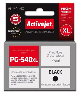 Activejet AC-540NX Tusz (zamiennik Canon PG-540XL; Supreme; 25 ml; czarny) Activejet