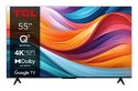 Telewizor TCL 55T7B QLED 55" 4K Ultra HD Google TV Dolby Vision DVB-T2 Czarny TCL