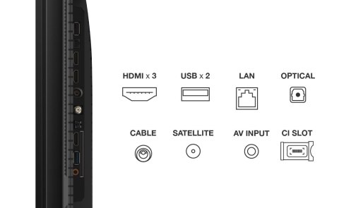Telewizor TCL 85C655 QLED 85'' 4K Ultra HD Google TV Dolby Atmos DVB-T2 Czarny TCL Telewizor TCL 85C655 QLED 85'' 4K Ultra HD Google TV Dolby Atmos DVB-T2 Czarny TCL