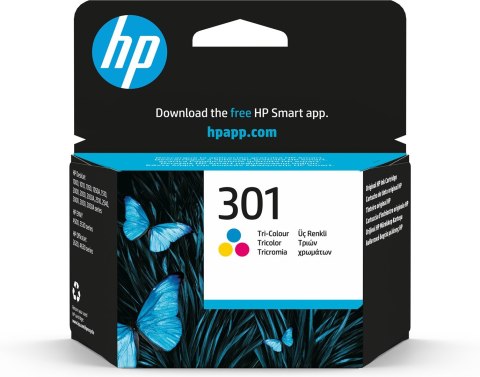 Tusz HP kolor HP 301, HP301=CH562EE, 165 str.,3 ml Hewlett-Packard
